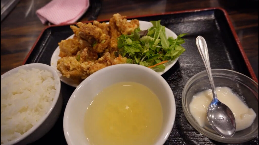 豊洲「珉珉」で油淋鶏定食（¥820）をパトロール